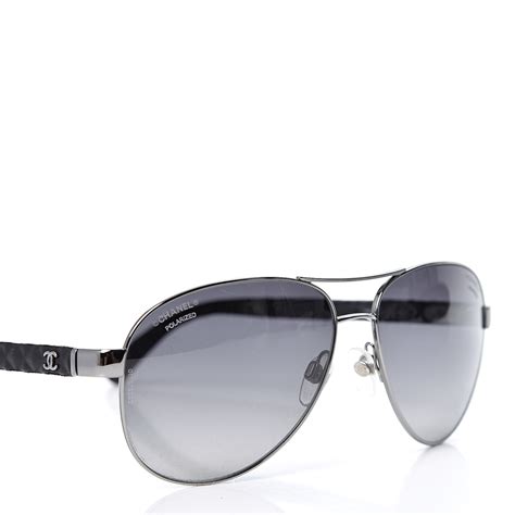 chanel black pilot sunglasses|authentic Chanel sunglasses.